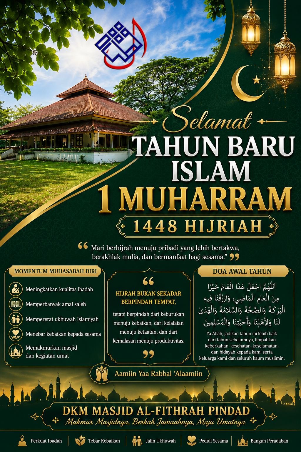 Menyambut Tahun Baru Islam 1 Muharram 1448 Hijriah: Momentum Hijrah Menuju Pribadi yang Lebih Baik